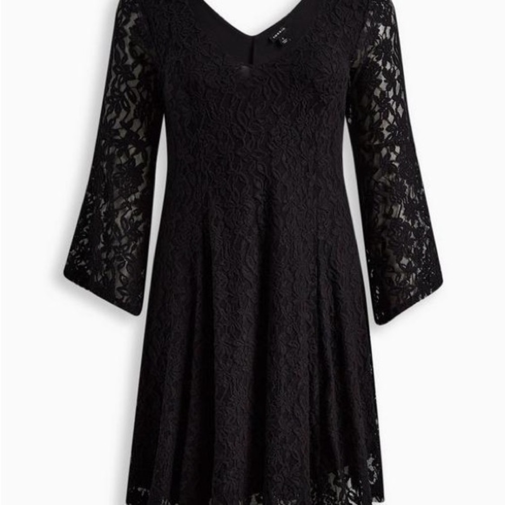 Torrid Black Lace Dress